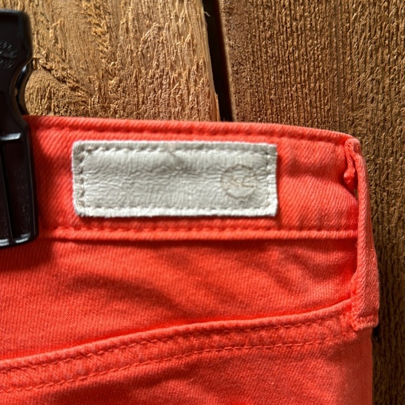 Adriano Goldschmied Mid rise cigarette pant coral/orange size 27R - Picture 7 of 10